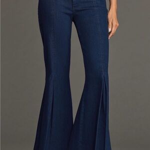 Maeve Flirty High-Rise Wideleg Jeans